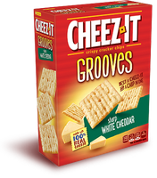 Cheez-It Grooves® Sharp White Cheddar
