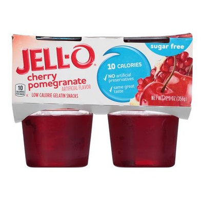 JELL-O Cherry Pomegranate Low Calorie Gelatin Snacks
