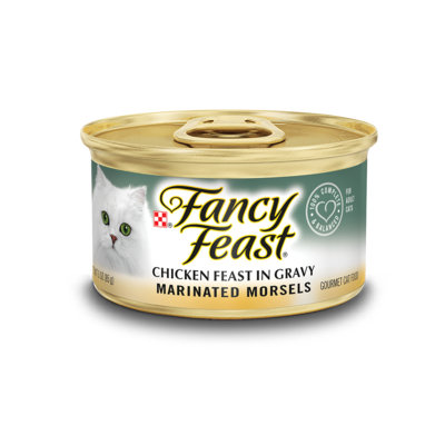 Fancy Feast® Marinated Morsels Chicken Gourmet Wet Cat Food In Gravy