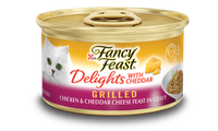 Fancy Feast® Delights With Cheddar Grilled Chicken & Cheddar Cheese Wet Cat Food In Gravy