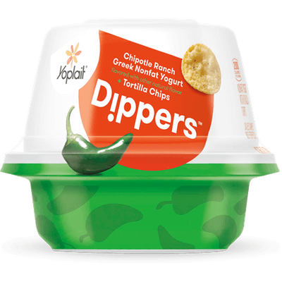Yoplait® Dippers™ Chipotle Ranch Greek Yogurt + Tortilla Chips