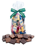 Ghirardelli Chocolate Squares Holiday Gift Bag (Decadent Dark)
