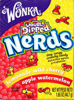 Wonka Nerds Apple Coated Watermelon & Lemonade Coated Wild Cherry