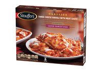 Stouffer's Three Cheese Ravioli With Meat Sauce