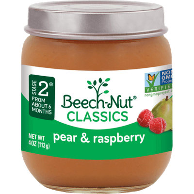 Beech-Nut® Stage 2 Classics Pear & Raspberry