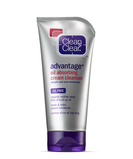 Clean & Clear® Advantage® Oil Absorbing Cream Cleanser