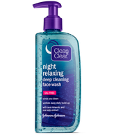 Clean & Clear® Night Relaxing™ Deep Cleaning Face Wash