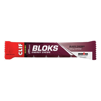 Clif Bloks Energy Chews Black Cherry With Caffeine