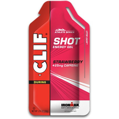 Clif Shot Energy Gel Strawberry With Caffeine