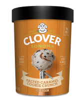 Clover Sonama Salted Caramel Cookie Crunch Ice Cream