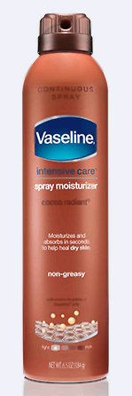 Vaseline® Intensive Care™ Cocoa Radiant™ Spray Moisturizer