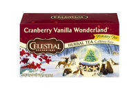 Celestial Seasonings® Cranberry Vanilla Wonderland Herbal Tea Caffeine Free