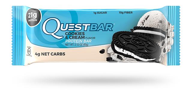 QUEST NUTRITION Cookies & Cream Protein Bars