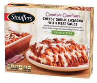 Stouffer's Cheesy Garlic Lasagna With Meat Sauce