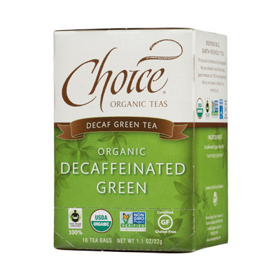Choice Organic Teas Decaffeinated Green Decaf Green Tea