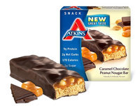 Atkins Caramel Chocolate Peanut Nougat Bar