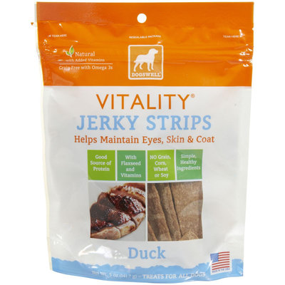 Dogswell Vitality Jerky Strips Duck - 5 oz