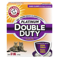ARM & HAMMER™ Platinum Double Duty Advanced Dual Odor Control Clumping Cat Litter