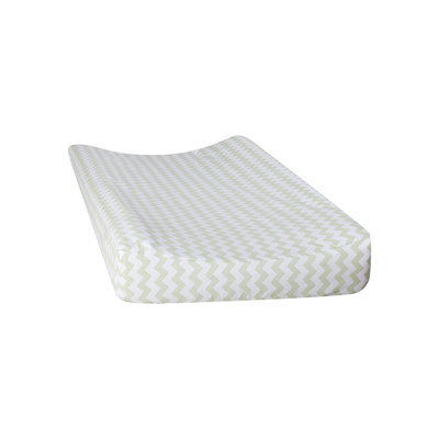 Trend Lab Sea Foam Chevron Changing Pad Cover