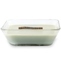 Woodwick Medium Green Tea Agave Glass Bowl Candle