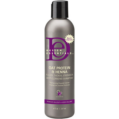 Design Essentials Oat Protein & Henna Deep Cleansing Shampoo - 8 oz