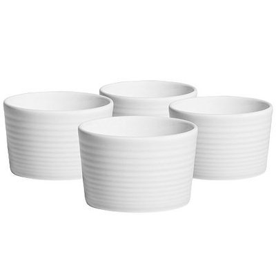 Gordon Ramsay Maze White by Royal Doulton Set Of 4 Ramekins