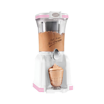 Helman Group Nostalgia Electrics - Soft Serve Ice Cream Maker - White