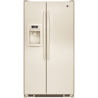 Ge - 24.74 Cu. Ft. Side-by-side Refrigerator - Bisque