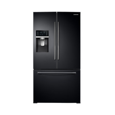 Samsung - 27.8 Cu. Ft. French Door Refrigerator - Black