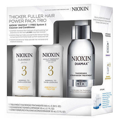 Nioxin Diamax + System 3 Cleanser and Therapy Conditioner