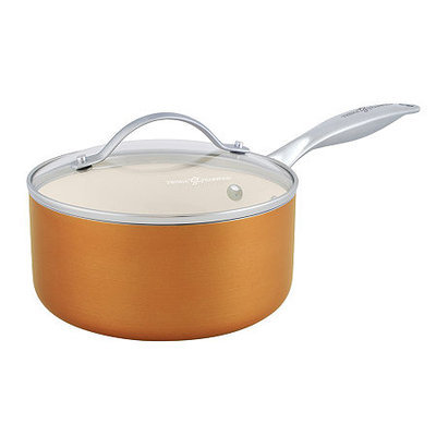 Trisha Yearwood Copper Tone 2-qt Covered Saucepan