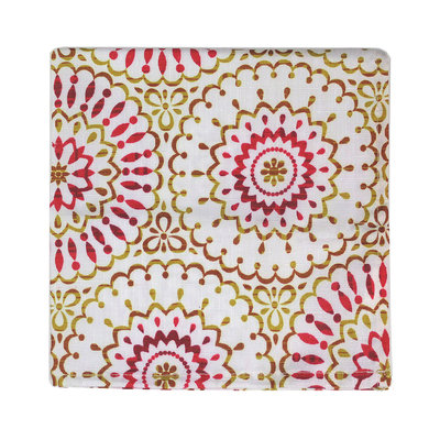 Siesta Medallion Napkins - Set of 4, Multi-Colored