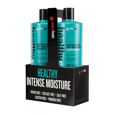Healthy Sexy Hair Soy Moisturizing Shampoo and Conditioner Set - 33.8 oz. each