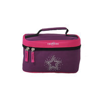 O3 USA O3 Kids Toiletry and Accessory Train Case Bag - Bling Rhinestone Star