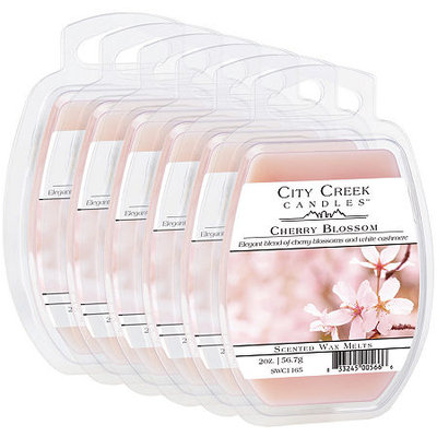Asstd National Brand City Creek Candles Set of 6 Wax Melts - Cherry Blossom