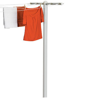 Honey Can Do DRY-01452 5 Line Inground T-Post Dryer