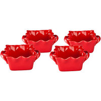 Asstd National Brand BIA Cordon Bleu 4-pc. Wavy Square Ramekins