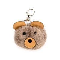 Carole Fuzzy Bear Keychain