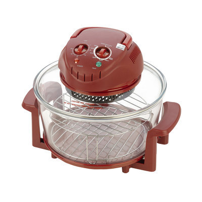 Fagor 670040380 12 qt. Halogen Tabletop Oven Red