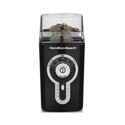 Hamilton Beach 2 oz Black Stainless Blade Coffee and Spice Grinder 80370