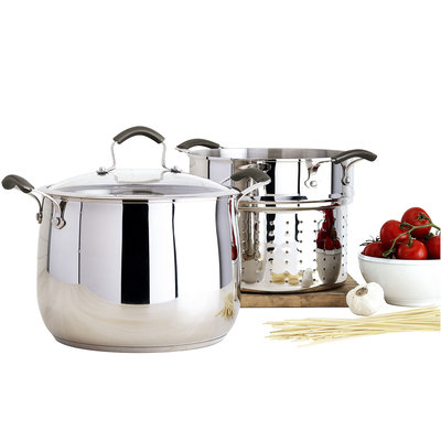 Epicurious 3-pc. 10-qt. Stainless Steel Pasta Cooker