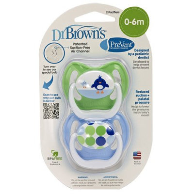 Dr Brown's Dr. Brown's PreVent Pacifier - Blue - Stage 1