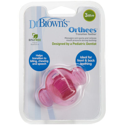 Dr Brown's Dr. Brown's Orthees Transition Teether - Pink - 1 ct.