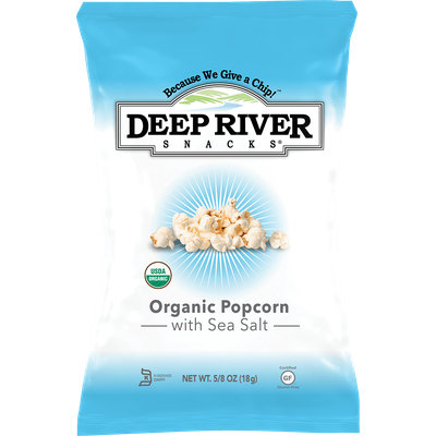Deep River Snacks Organic Popcorn with Sea Salt