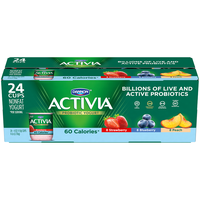 Activia® Light Strawberry Blueberry Peach Probiotic Yogurt