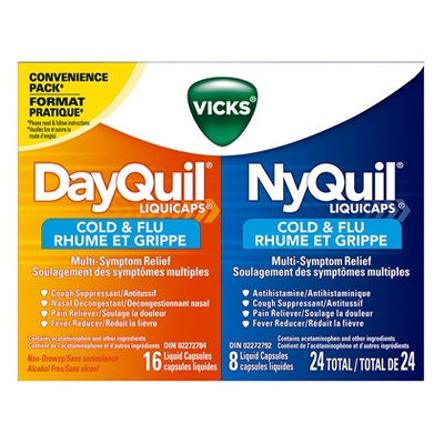 DayQuil™/NyQuil™ Cold & Flu Multi Symptom LiquiCaps™