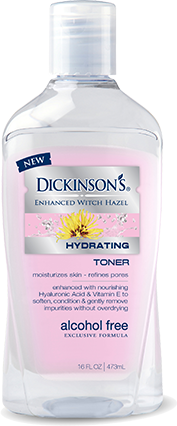 DICKINSON’S® Enhanced Witch Hazel Hydrating Toner with Rosewater