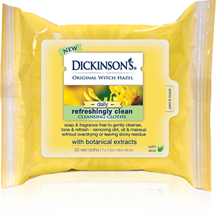 Dickinson’s Original Witch Hazel Refreshingly Clean Cleansing Cloths