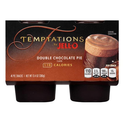 JELL-O Temptations Double Chocolate Pie Pie Snacks