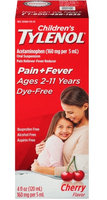 Tylenol® Children's Dye Free Cherry Oral Suspension